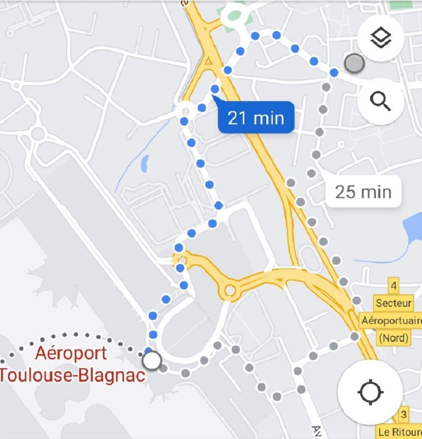 :) Spacieux T4 Aeroport, Ensoleille, Deco Soignee Μπλανιάκ Εξωτερικό φωτογραφία